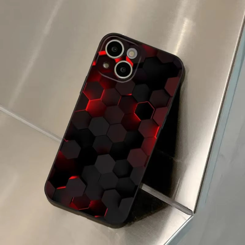 Car Carbon Fibre Phone Case for Iphone 17 Air 17Pro 16Pro 15Promax 14Pro Iphone 12 Pro 15 plus 13 Pro MAX MINI Black Covers
