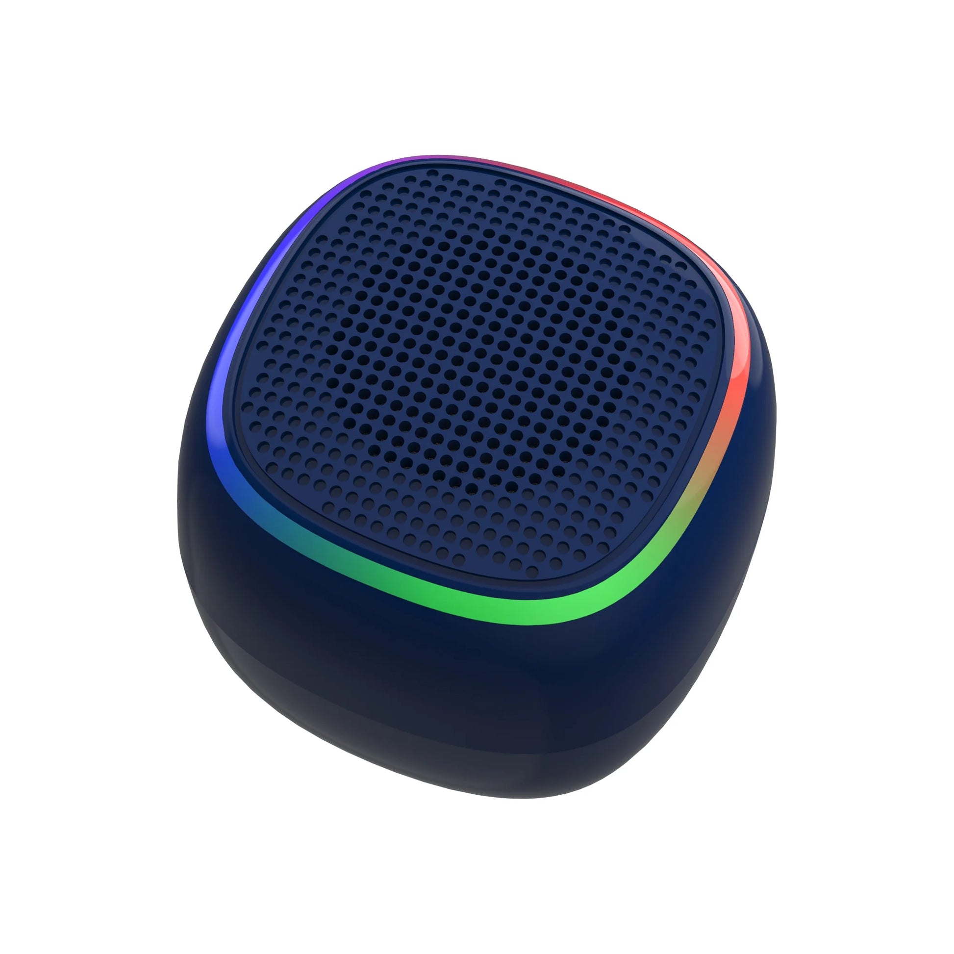 Mini Portable Bluetooth Speaker, IPX7 Waterproof Wireless Speaker, Black with LED Lights