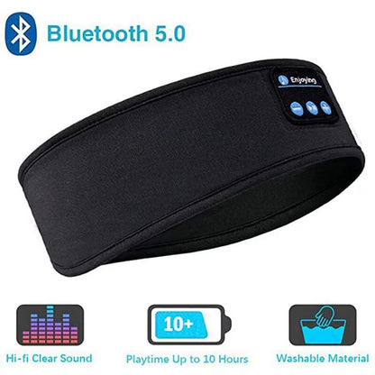 Phone Bluetooth Earphones Sports Sleeping Headband Elastic Wireless Headphones Music Eye Mask Wireless Bluetooth Headset Headband